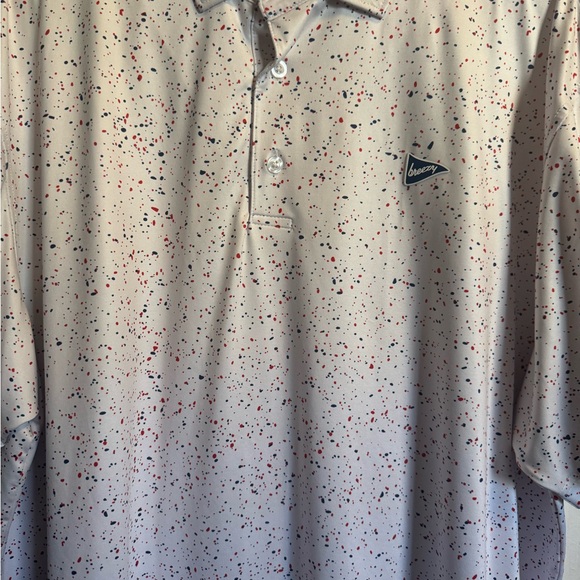Breezy Golf USA splatter polo size XL - Picture 3 of 5
